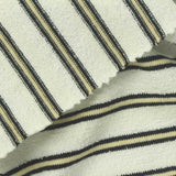 Cream Horizontal-Stripe Chunky Knit, Polyester — photo 3