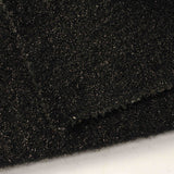 Black Glitter-Fleck Piqué Knit, Polyester — photo 3