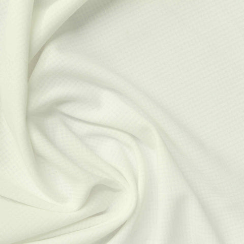 Nylon Stretch Waffle Knit Fabric, 175 gsm, 170 cm — White
