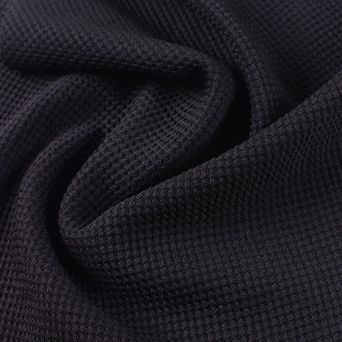 Black Geometric Jacquard, Polyester