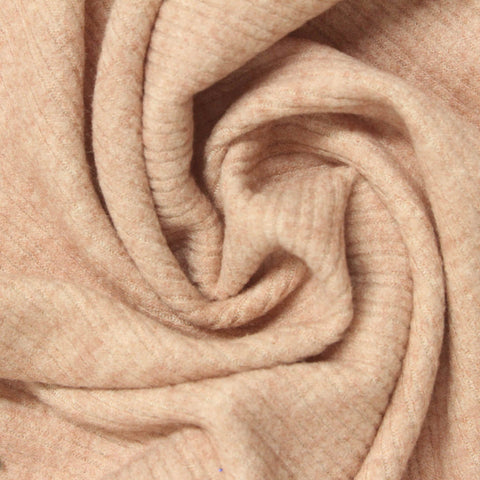 Polyester Stretch Knit Fabric, 288 gsm, 185 cm — Beige