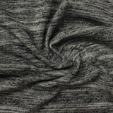 Light Grey Heathered-Marl Jersey Knit, Poly-Cotton — photo 3