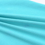 Cotton Stretch Jersey Knit Fabric, 154 gsm, 165 cm — Blue — photo 3