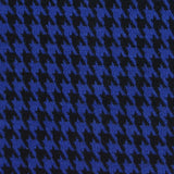 Blue Houndstooth Interlock Knit, Poly-Viscose — photo 3