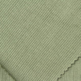Viscose Stretch Rib Knit Fabric, 270 gsm, 130 cm — Green — photo 3