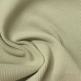 Cotton Polyester Stretch Rib Knit Fabric, 400 gsm — Khaki — photo 3