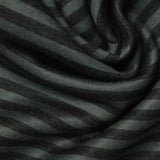 Dark Grey Horizontal-Stripe Knit, Polyester — photo 3