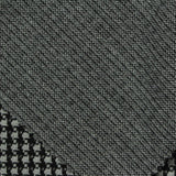 Black Houndstooth Jacquard, Polyester — photo 3