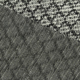 Black Textured-Check Jacquard, Polyester — photo 3