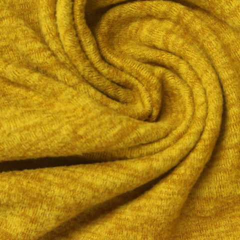 100% Polyester Fleece Fabric, 180 gsm, 160 cm — Yellow
