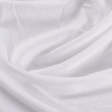 Polyester Viscose Stretch Piqué Knit Fabric, 106 gsm — White — photo 3