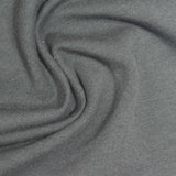 Cotton Polyester Stretch French Terry Fabric, 290 gsm, 160 cm — Grey — photo 3