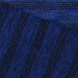 Blue Horizontal-Stripe Jacquard, Polyester — photo 3