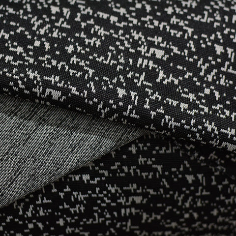 White Flecks Jacquard, Polyester