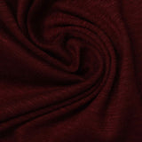 Dark Red Marl Rib Knit, Viscose — photo 3