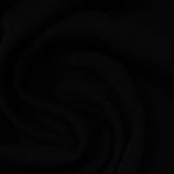 Polyester Stretch Ponte Knit Fabric, 212 gsm, 160 cm — Black — photo 3