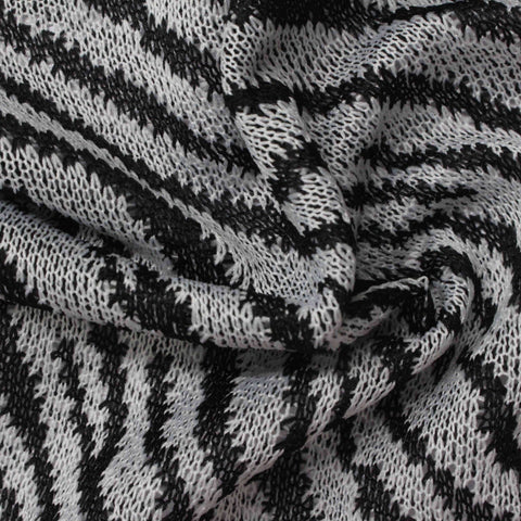 Jacquard 100% Polyester Knit Fabric, 96 gsm, 160 cm — Multi
