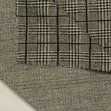 Black Plaid Jacquard, Poly-Viscose — photo 3