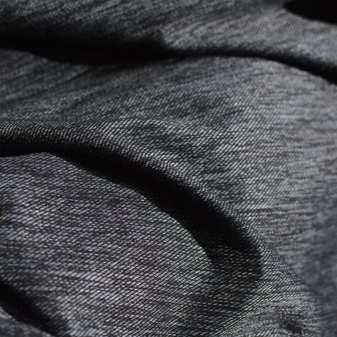 Black Marl Denim, Cotton, 270 gsm