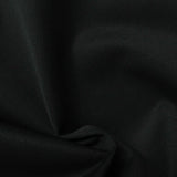 Polyester Stretch Interlock Knit Fabric, 185 gsm, 165 cm — Black — photo 3