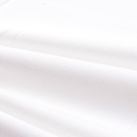Polyester Stretch Chiffon Fabric, 215 gsm, 150 cm — White
