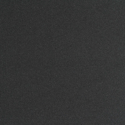 Cotton Polyester Stretch Scuba Knit Fabric, 325 gsm, 160 cm — Black