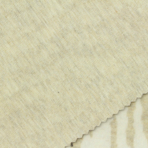 Cream Zebra Interlock Knit, Poly-Viscose