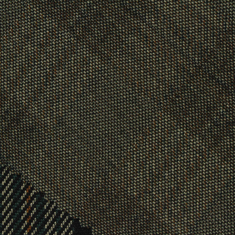 Black Plaid Interlock Knit, Polyester, 338 gsm