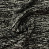 Black Marl Chunky Knit, Poly-Viscose — photo 3