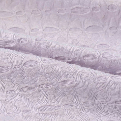 Lavender Openwork Jacquard, Polyester