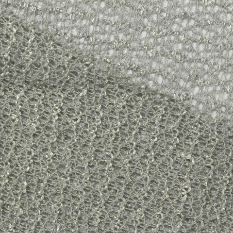 Silver Sequins Knit, Polyester, 166 gsm