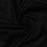 Brushed 100% Polyester Jersey Knit Fabric, 110 gsm, 160 cm — Black — photo 3
