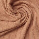 Polyester Viscose Stretch Knit Fabric, 230 gsm, 160 cm — Beige — photo 3