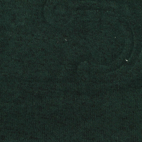 Dark Green Marl Chunky Knit, Viscose-Poly, 216 gsm