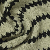Black Diamond Rib Knit, Poly-Cotton — photo 3