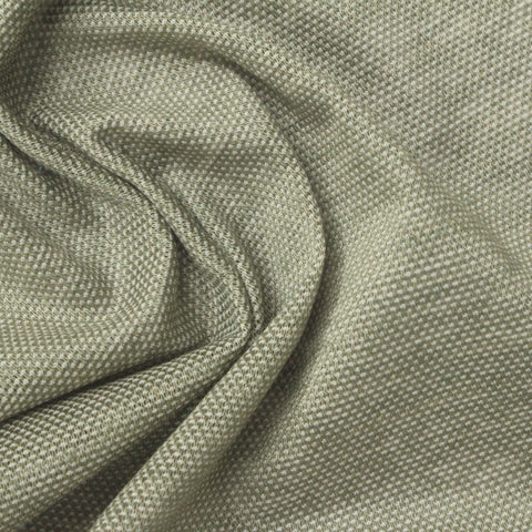 Light Green Marl Piqué Knit, Linen-Poly