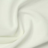 Polyester Stretch Knit Fabric, 250 gsm, 150 cm — White — photo 3