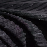 Black Horizontal-Stripe Jacquard, Cotton-Poly — photo 3
