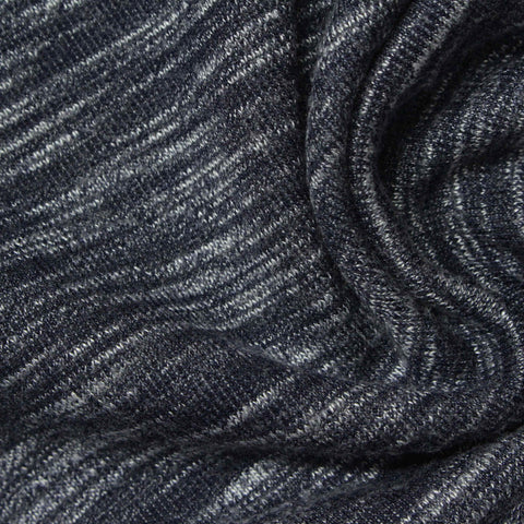 Dark Grey Marl French Terry, Cotton-Poly, 320 gsm, 160 cm, ref EF-244230
