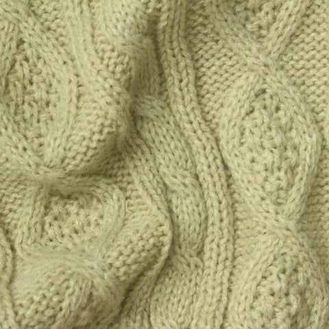 Jacquard 100% Acrylic Knit Fabric, 351 gsm, 154 cm — Khaki