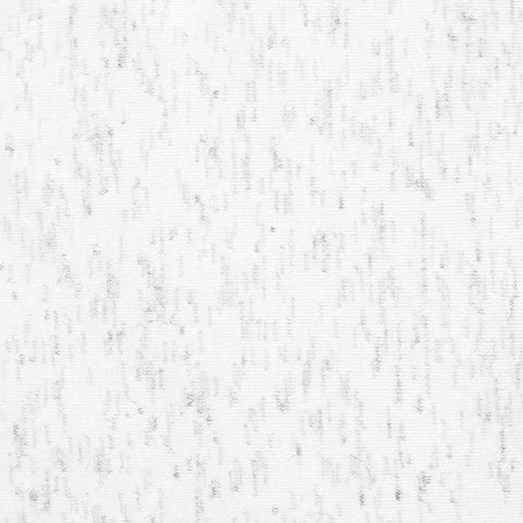 White Marl Rib Knit, Cotton-Poly