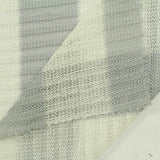 Light Grey Stripes Rib Knit, Viscose-Poly — photo 3