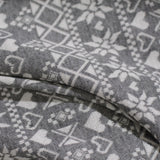 Grey Hearts Lace, Poly-Viscose — photo 3