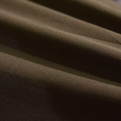 100% Polyester Linen-Look Fabric, 115 gsm, 147 cm — Brown
