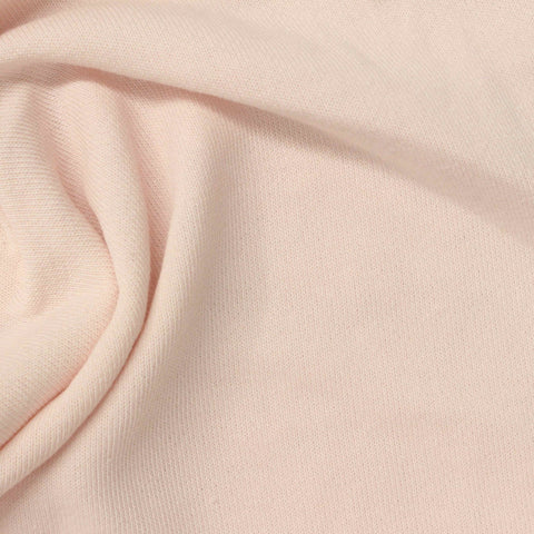 Cotton Polyester French Terry Fabric, 230 gsm, 170 cm — Pink, ref EF-266560