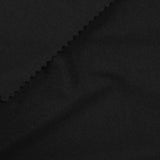 Nylon Stretch Bengaline Fabric, 164 gsm — Black — photo 3