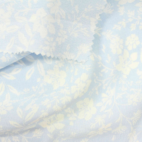 Light Yellow Floral Woven, Viscose