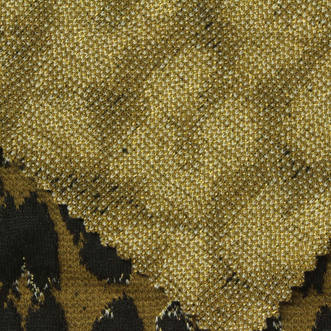 Black Leopard Jacquard, 320 gsm