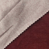 Burgundy Marl French Terry, Poly-Cotton — photo 3