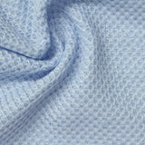 Polyester Stretch Chunky Knit Fabric, 290 gsm, 160 cm — Blue — photo 3